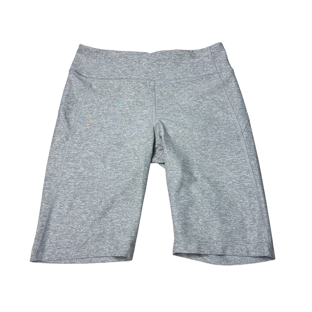Outdoor Voices Grey Heather TechSweat High Rise‎ Biker Shorts Womens M W26 L9.5